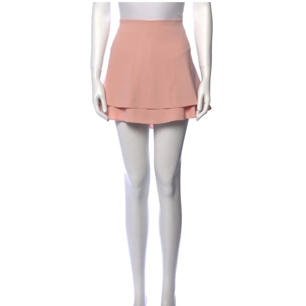 Alice + Olivia Mini Shorts Pink SZ XL US12 - Picture 1 of 3